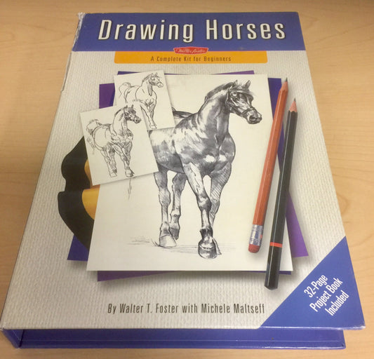 Drawing Horses: A Complete Kit for Beginners