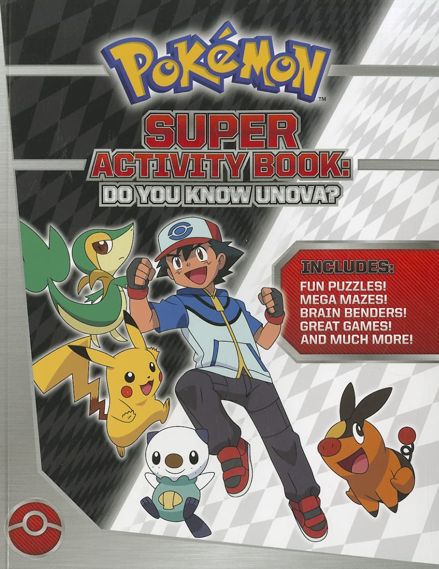 Pokémon Super Activity Book: Do You Know Unova? (Pokemon Pikachu Press) - 5806