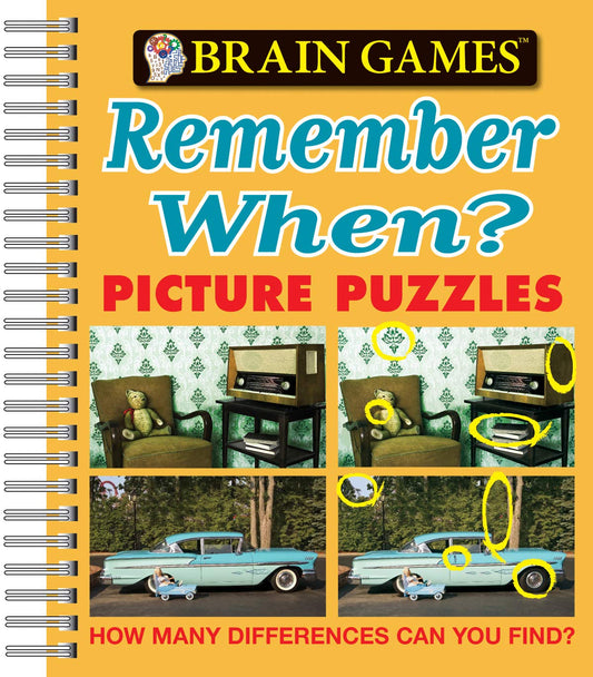 Brain Games - Picture Puzzles: Remember When? - How Many Differences Can You Find? - 1422