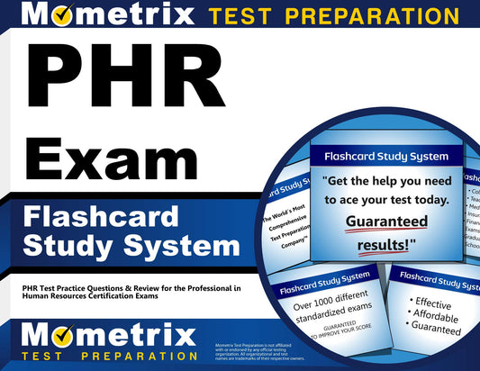PHR Exam Flashcard Study System: PHR Test Practice Questions & Review for the Professional in Human Resources Certification Exams (Cards) - 5871