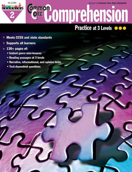 Newmark Learning Grade 2 Common Core Comprehension Aid - 9828
