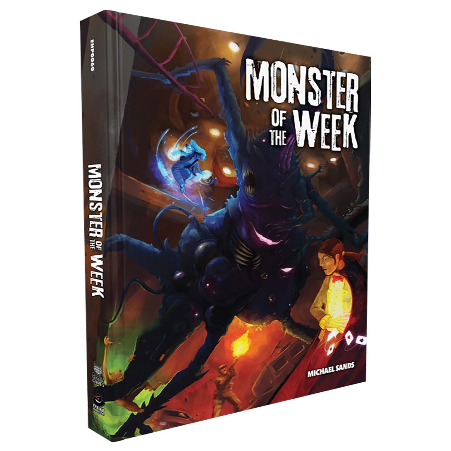 Evil Hat Productions, LLC Monster of The Week: Hardcover Edition - RPG Book for 3-5 People, Supernatural Mysteries, Adds 2 New Playbooks, Start Hunting, Action Horror Roleplaying Game - 7296