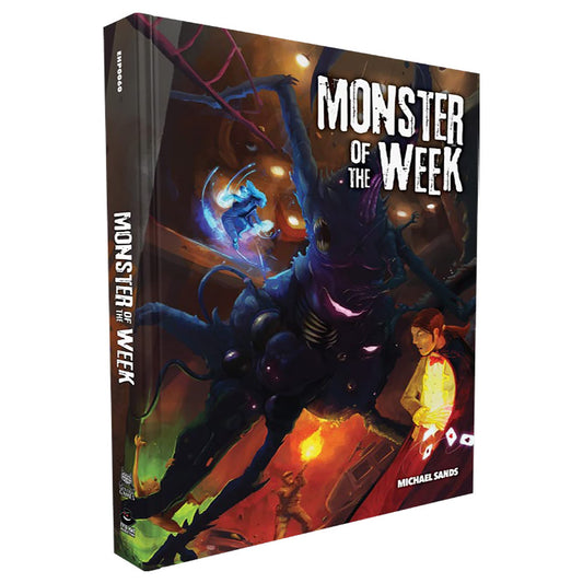 Evil Hat Productions, LLC Monster of The Week: Hardcover Edition - RPG Book for 3-5 People, Supernatural Mysteries, Adds 2 New Playbooks, Start Hunting, Action Horror Roleplaying Game - 7296