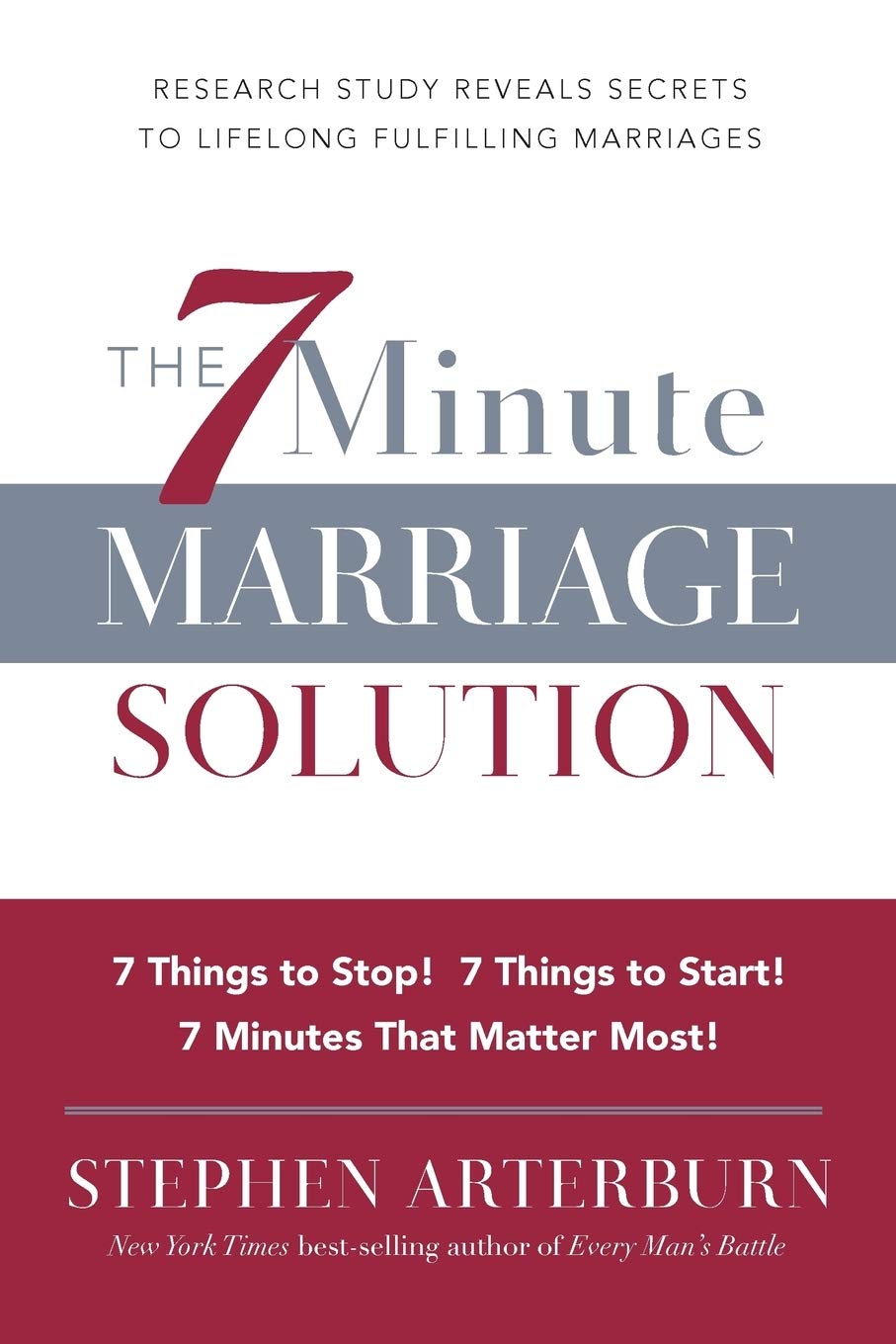 The 7 Minute Marriage Solution: 7 Things to Start! 7 Things to Stop! 7 Things that Matter Most! - 908