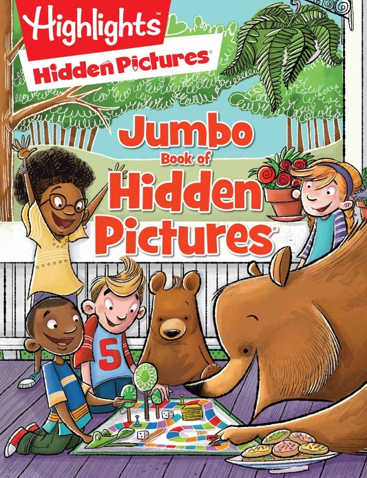 Jumbo Book of Hidden Pictures: Jumbo Activity Book, 200+ Seek-and-Find Puzzles, Classic Black and White Hidden Pictures Puzzles, Highlights Puzzle Book for Kids (Highlights Jumbo Books & Pads) - 9789