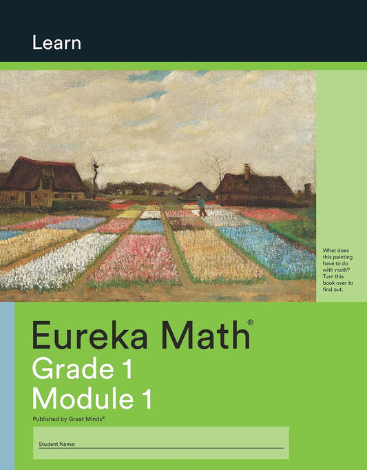 Eureka Math Grade 1 Learn Workbook #1 (Module 1) - 7047