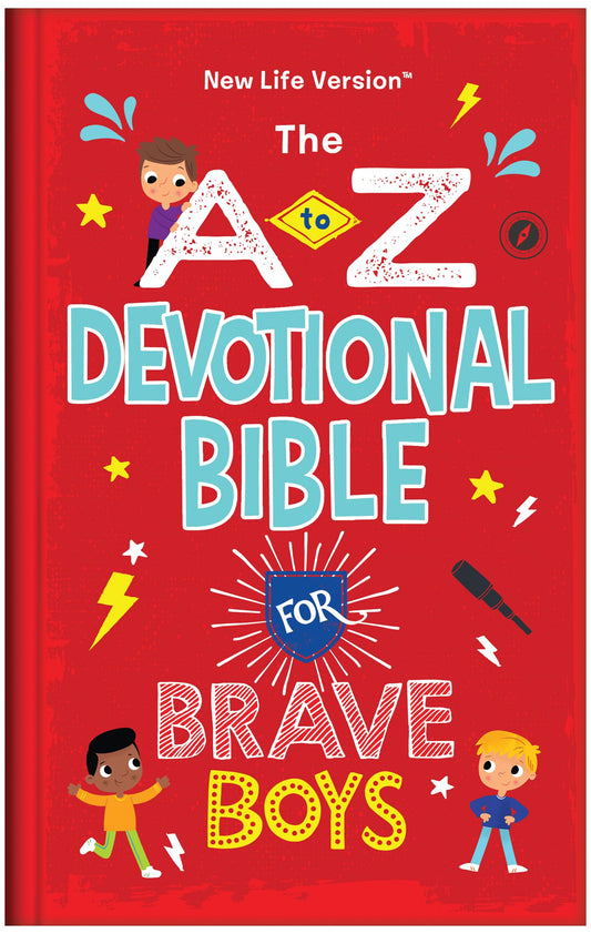 The A to Z Devotional Bible for Brave Boys: New Life Version - 7163
