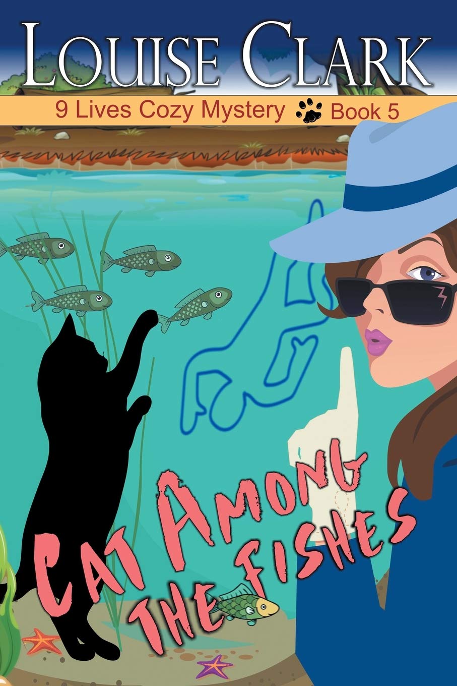 Cat Among The Fishes (9 Lives Cozy Mystery)