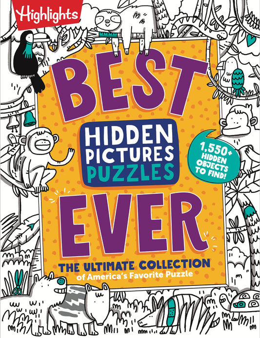 Best Hidden Pictures Puzzles EVER: Find Over 1,550 Hidden Objects in Highlights Best Collection of Hidden Pictures Puzzles, 20 Types of Puzzles and More (Highlights Hidden Pictures) - 6285