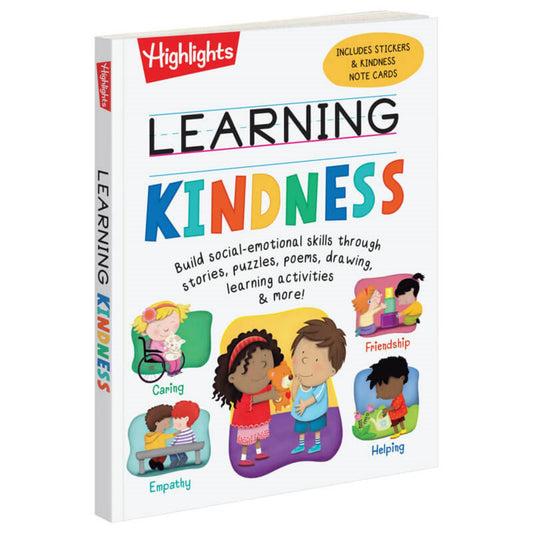 Learning Kindness: Build Social-Emotional Skills Through Stories, Puzzles, Poems and More with Over 100 stickers in this 192-page Feelings Activity