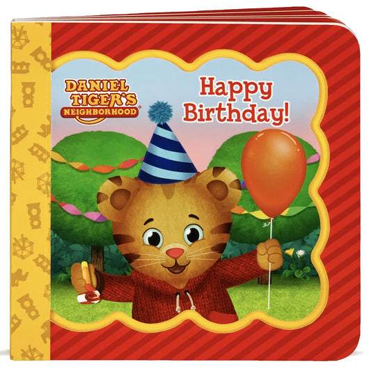 Daniel Tiger Happy Birthday: Little Bird Greetings, Greeting Card Board Book with Personalization Flap, Gifts for Birthdays