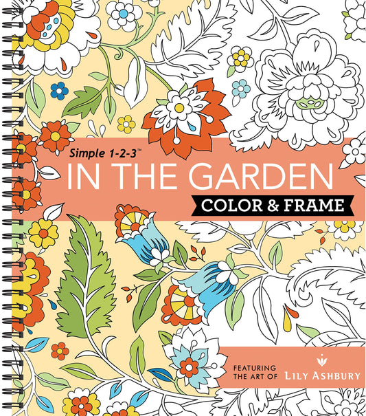 Color & Frame - In the Garden (Adult Coloring Book) - 2242