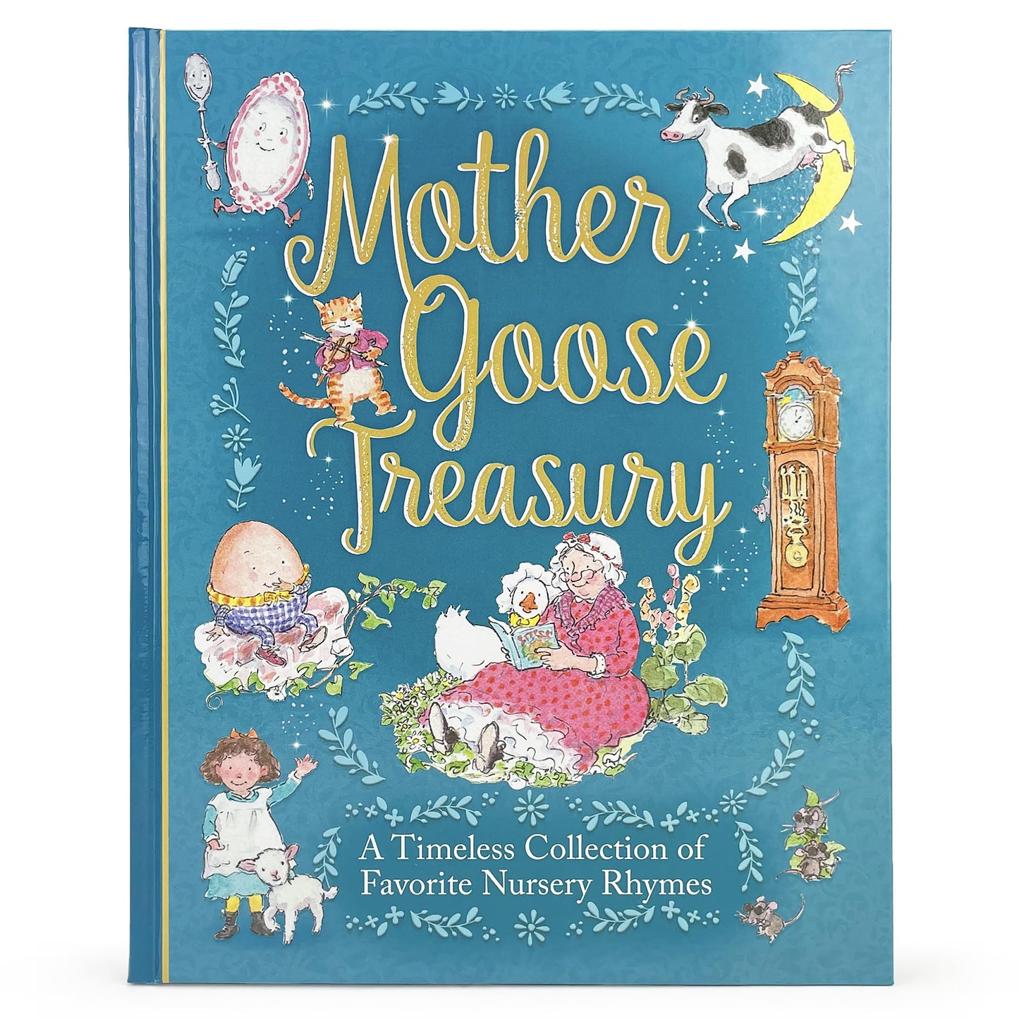 Mother Goose Treasury: A Beautiful Collection of Favorite Nursery Rhymes for Children (Hardcover Storybook Treasury)