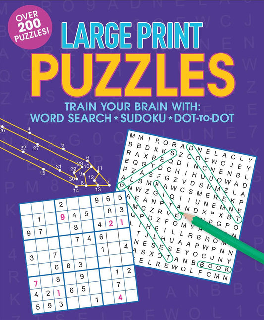 Large Print Puzzles (Large Print Puzzle Books) - 9607