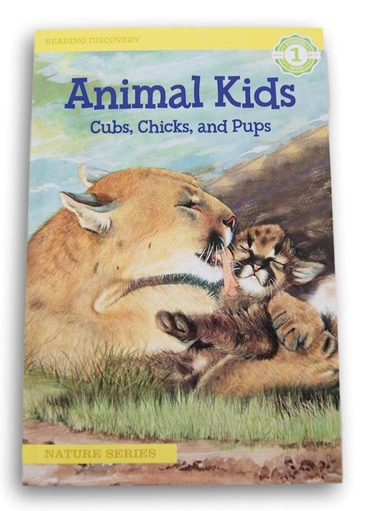 Bendon Reading Discovery Book Level 1 - Animal Kids - Cubs, Chicks, and Pups - for Grades K-1 - 5315