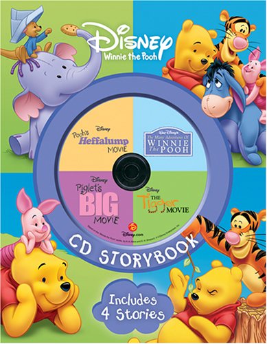 Disney Winnie the Pooh CD Storybook: The Many Adventure of Winnie the Pooh / Piglet's Big Movie / Pooh's Heffalump Movie / The Tigger Movie - 3989