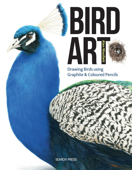 Bird Art: Using Graphite and Coloured Pencils - 7909