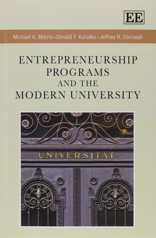Entrepreneurship Programs and the Modern University - 9587