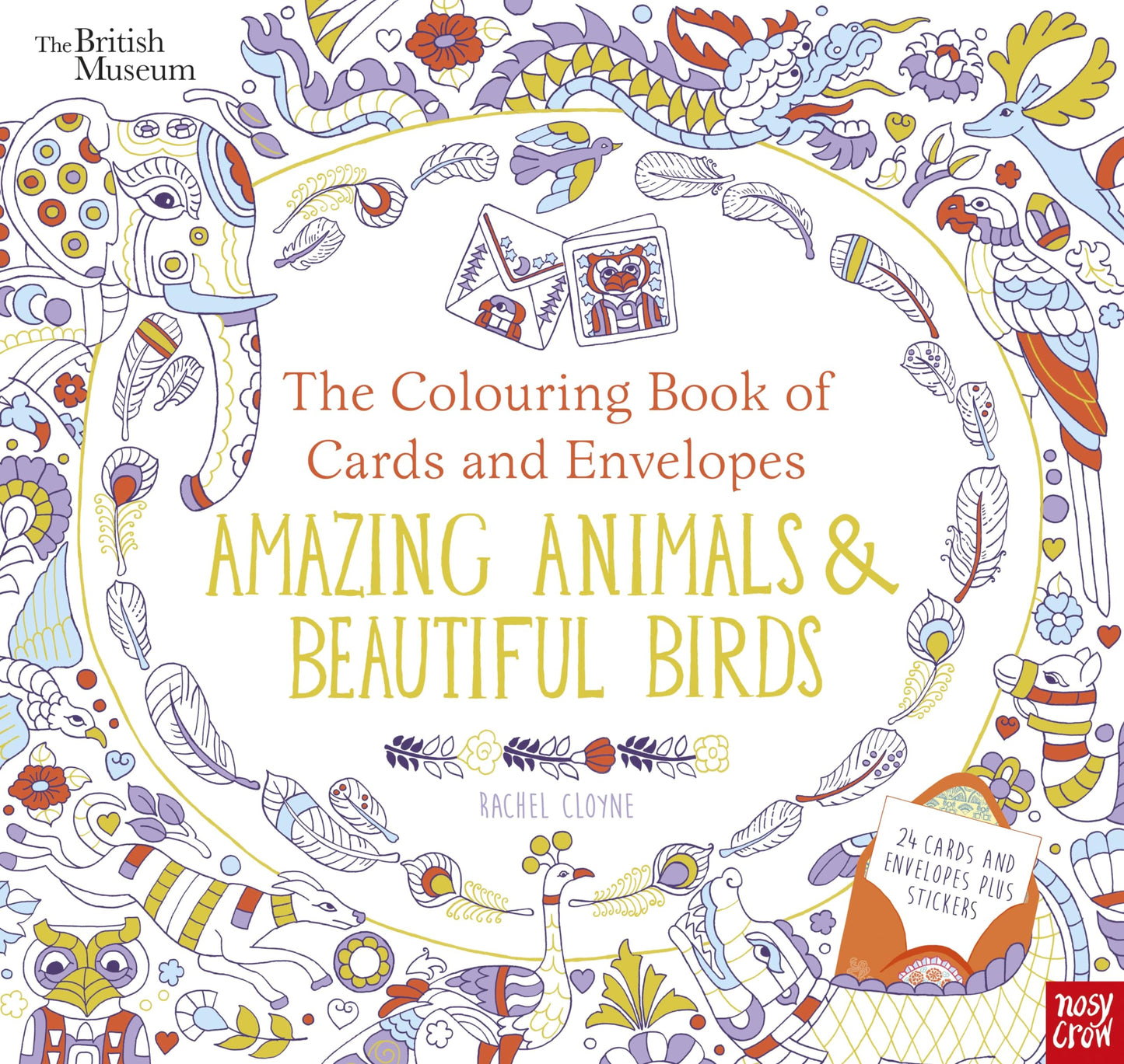 Brit Museum Colour Bk Cards Amazing Anim