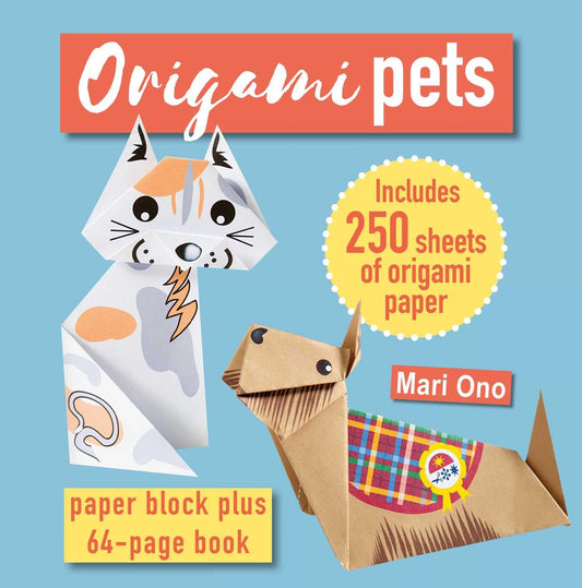 Origami Pets: Paper block plus 64-page book - 666