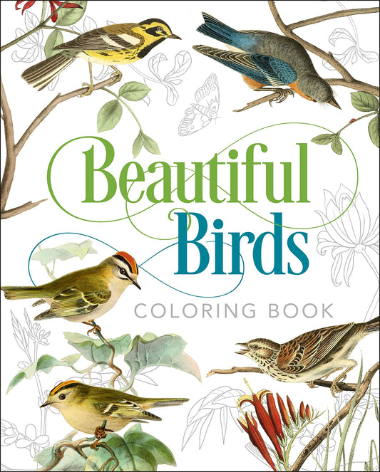 Beautiful Birds Coloring Book (Sirius Classic Nature Coloring) - 4166
