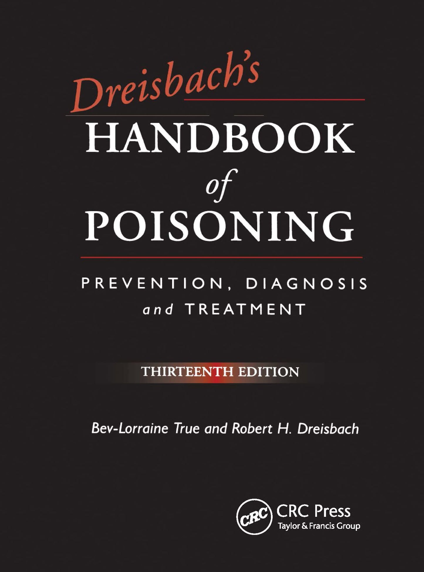 Dreisbach's Handbook of Poisoning - 6345