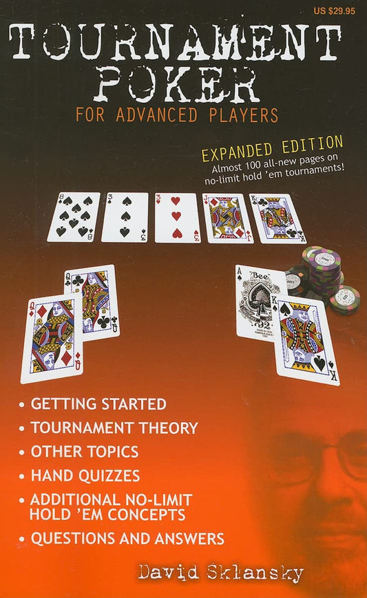 Tournament Poker for Advanced Players: Expanded Edition (For Advanced Players Series) - 4108