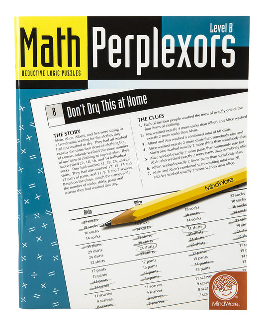MindWare Math Perplexors: Level B - 3013