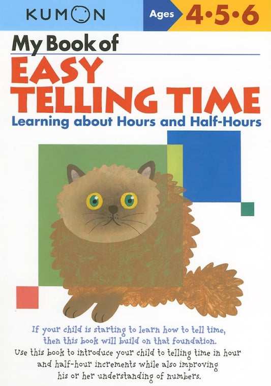 My Book of Easy Telling Time: Learning about Hours and Half-Hours - 5594