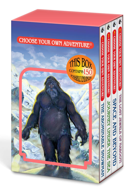 Choose Your Own Adventure 4-Book Boxed Set #1: Origin Four (The Abominable Snowman, Journey Under The Sea, Space And Beyond, The Lost Jewels of Nabooti) (Choose Your Own Adventure Box Sets)