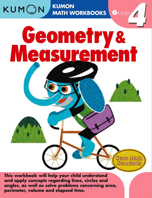 Kumon Grade 4 Geometry & Measurement (Kumon Math Workbooks)