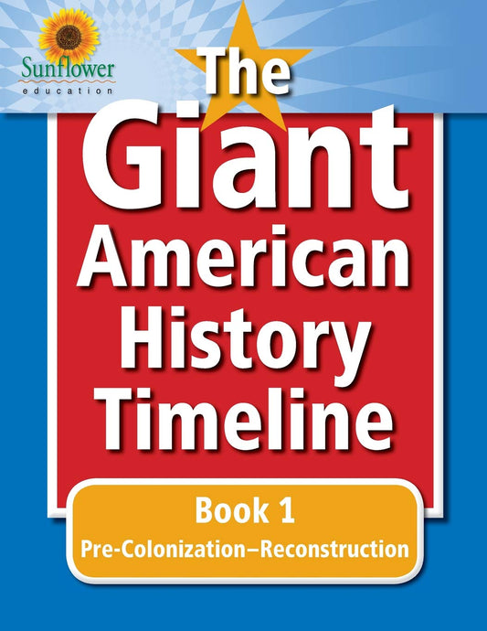 The Giant American History Timeline: Book 1: Pre-Colonization–Reconstruction - 4431