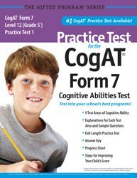 Practice Test for the CogAT Form 7 Level 12 (Grade 5*) Practice Test 1 by Mercer Publishing (2011) Paperback