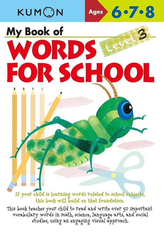 My Book of Words for School, Level 3: Ages 6, 7, 8 - 3452