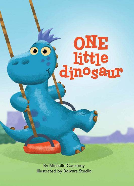 One Little Dinosaur - Children's Padded Board Book - Counting Book about Friendship - 5623