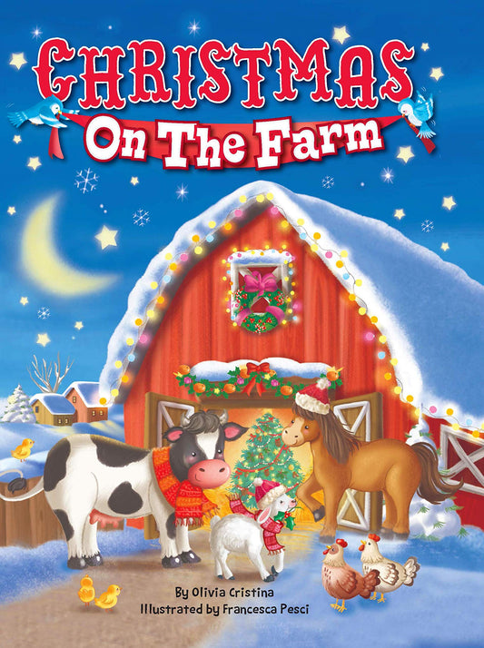 Christmas On The Farm - Childrens Padded Board Book - 4542