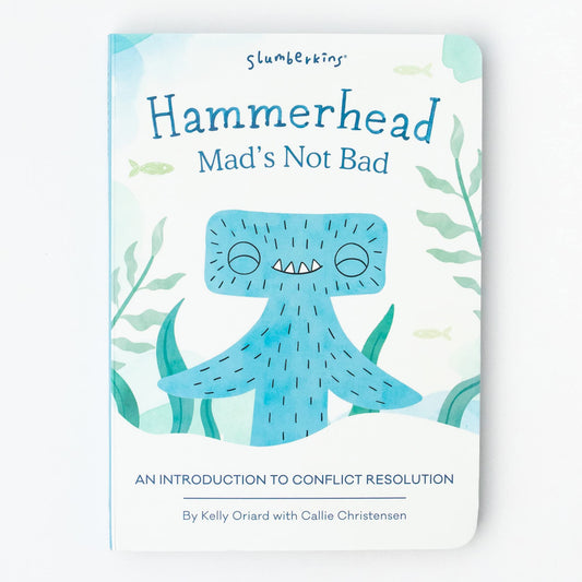 Slumberkins Hammerhead, Mad’s Not Bad: An Introduction to Conflict Resolution | Promotes Conflict Resolution | Social Emotional Tools for Ages 0+ - 9888