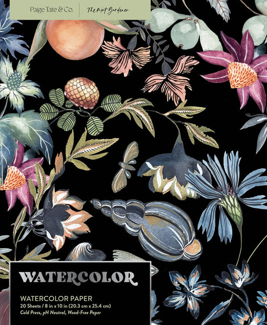 Watercolor Notepad: 20 sheets / 40 pages of Watercolor Paper, 8x10 in, 200 GSM, (Bleed-proof Framing Water Color Paper) (Watercolor Workbook Series) - 9641