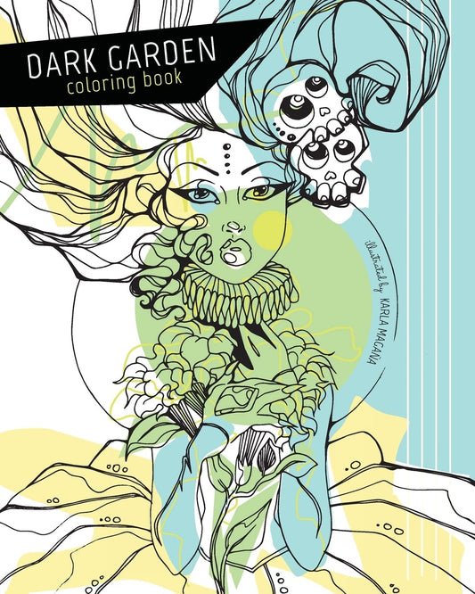 Dark Garden Coloring Book - 2826