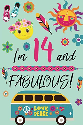 I'm 14 and Fabulous: Retro Lined and Blank Journal Happy Birthday Book for Teen Girls