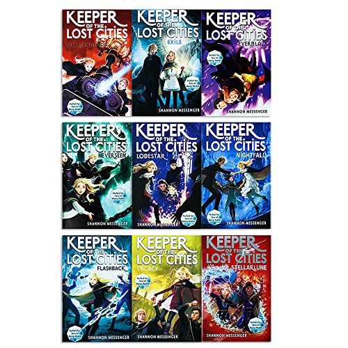 Shannon Messenger..Keeper of the Lost Cities Collection Books 1-9 : Keeper of the Lost Cities; Exile; Everblaze; Neverseen; Lodestar; Nightfall; Flashback; Lagacy; Stellarlune - 598