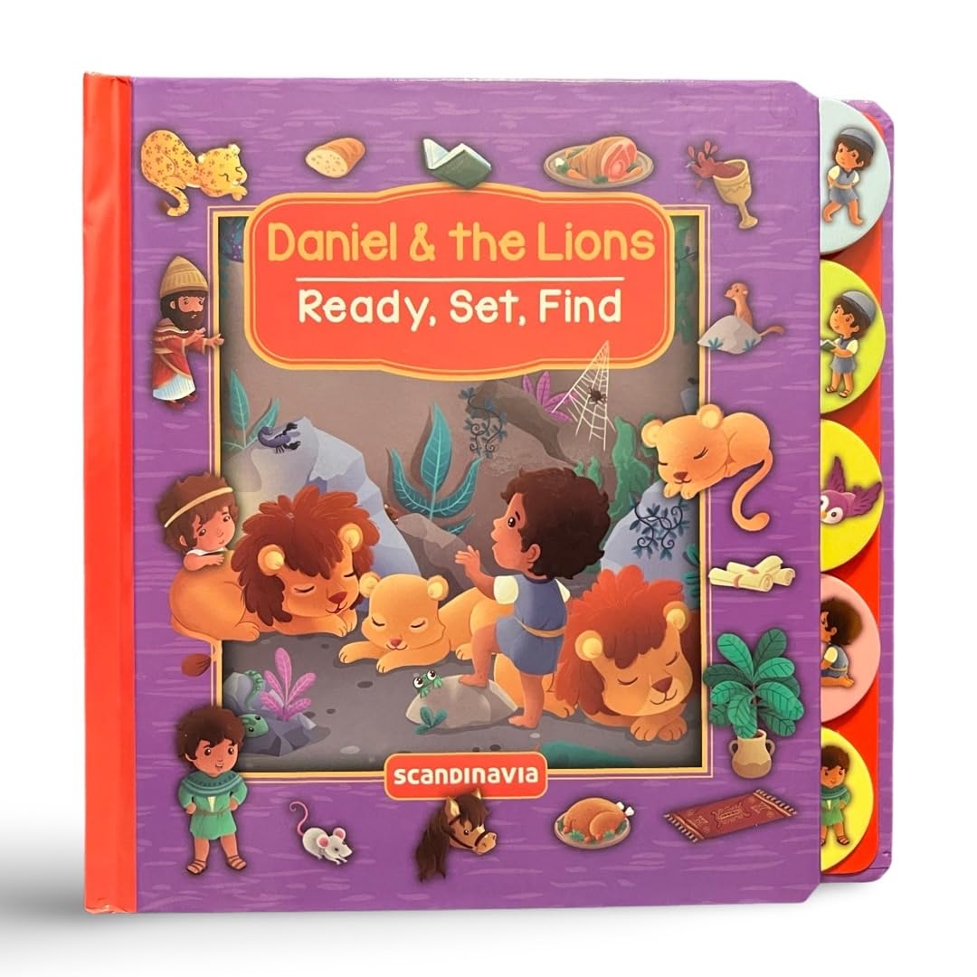 Daniel & the Lions - Bible Stories - Ready, Set, Find - Picture books - Locate items from the story in the picture
