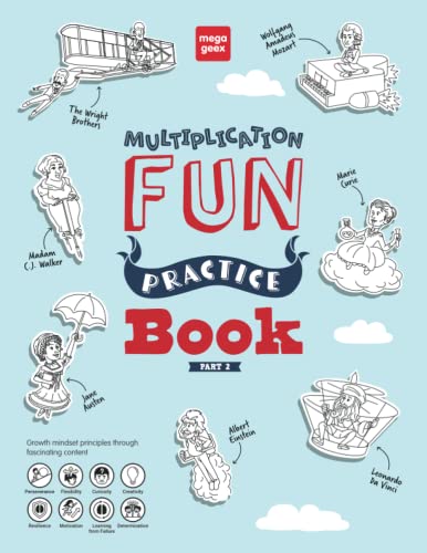 MegaGeex Multiplications Fun Practice Book: Part2 - 4921