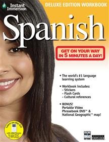 Topics Entertainment 70107 Instant Immersion Spanish Deluxe Workbook