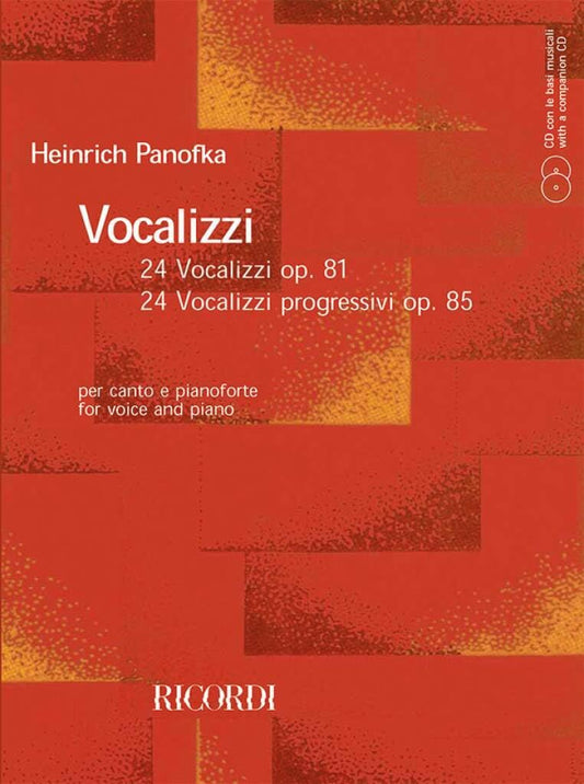 24 VOCALIZZI OPUS 81 CHANT+CD