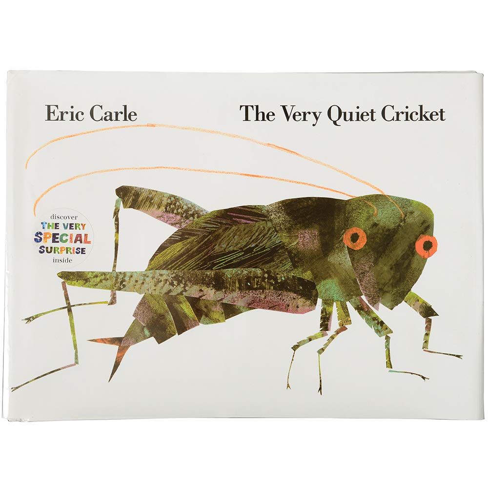 Constructive Playthings Eric Carle Collection- "The Very Quiet Crciket" 32 Page Hardcover Book for Ages 2 Years and Up - 960