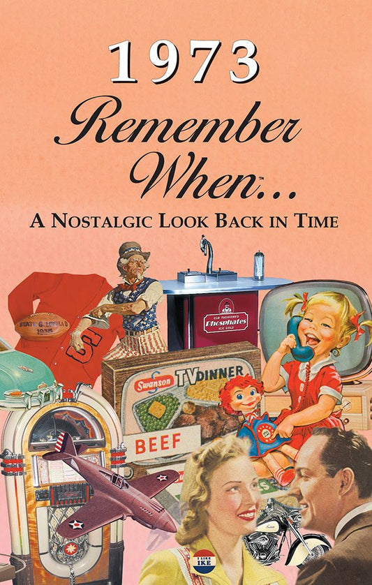 1973 REMEMBER WHEN CELEBRATION KardLet: Birthdays, Anniversaries, Reunions, Homecomings, Client & Corporate Gifts - 6159