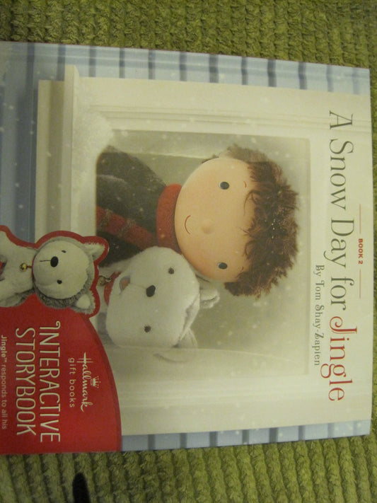 Hallmark Jingle the Husky Pup Interactive Story Book #2 "A Snow Day For Jingle" - 7734