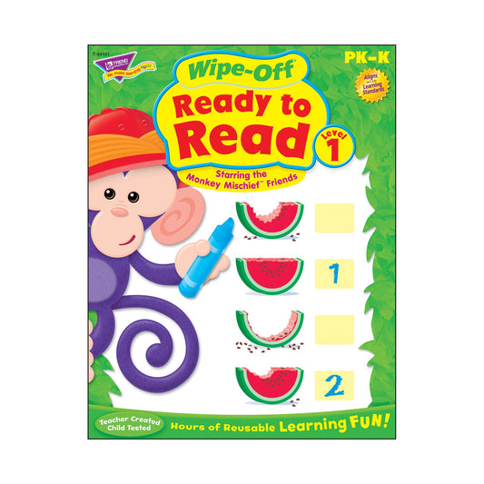 Ready to Read–1 (Monkey Mischief®) Wipe-Off® Book - 6396