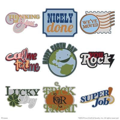 Provo Craft 2001093 Cricut Phrase Cartridge - 4968